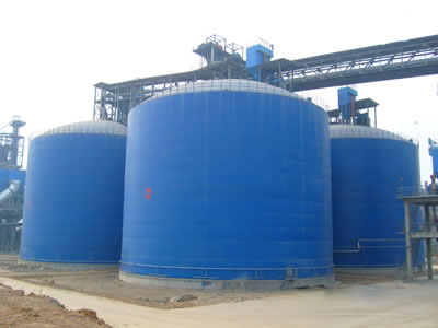 息县水泥钢板库改造